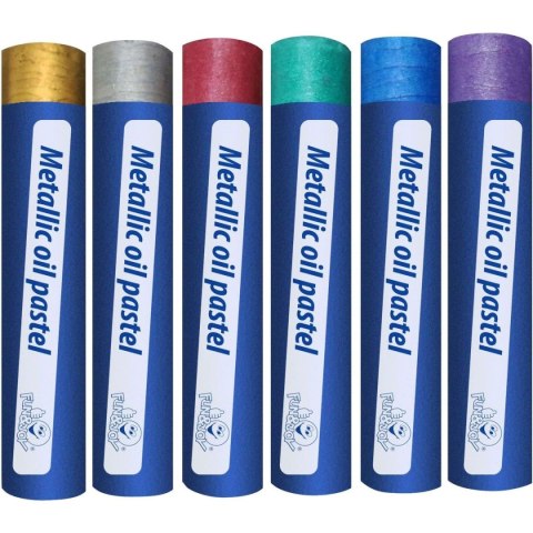 Pastele olejne metaliczne 6 kol. Fun&Joy (FJ-POM6) Fun&Joy