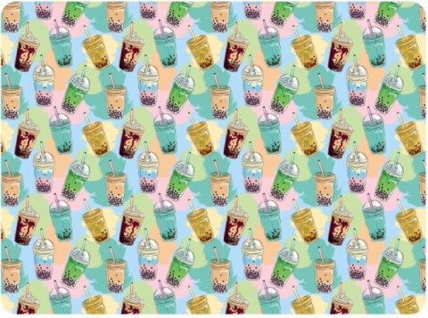 Podkład na biurko BUBBLE TEA mix PVC PCW Biurfol (PSN-A4-37) Biurfol