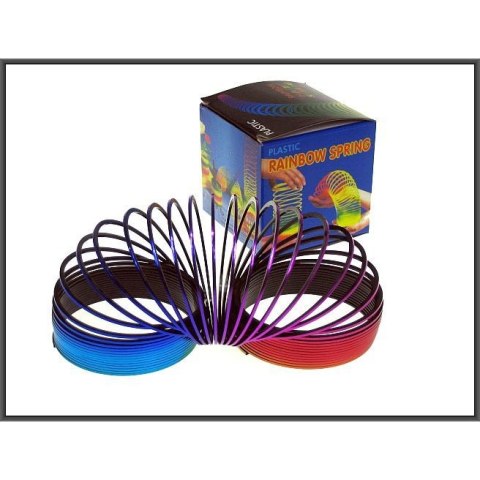 Sprężyna tęczowa metalizowana 7,5 cm Hipo (HSR10) Hipo