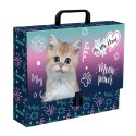 Teczka kartonowa na zatrzask My Little Friend Kitty Party A4 mix Unipap Unipap
