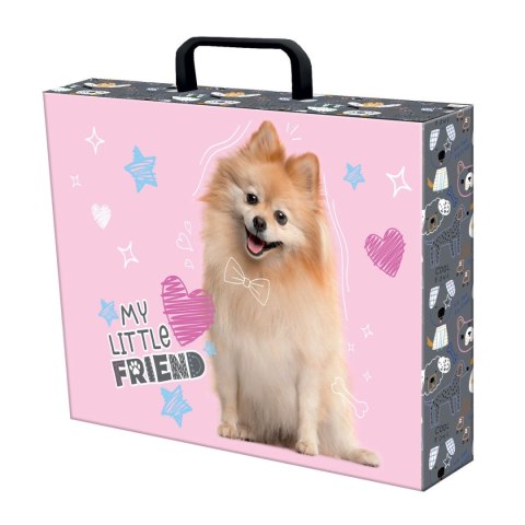 Teczka kartonowa na zatrzask My Little Friend Sweet Pomeranian mix Unipap Unipap