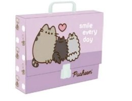 Teczka kartonowa na zatrzask Puscheen A4 fioletowy Unipap Unipap