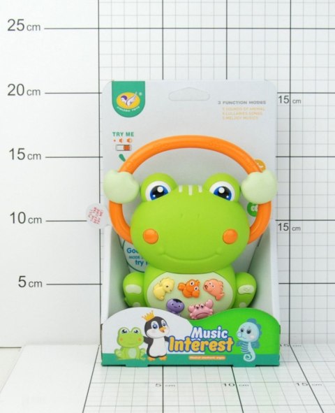 Zabawka dźwiękowa Żabka dla malucha Dromader (130-1341157) Dromader