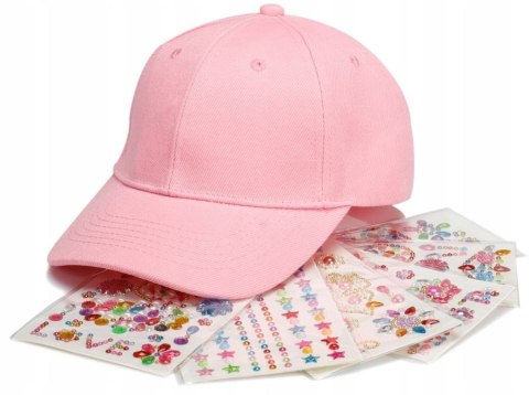 Zestaw kreatywny dla dzieci różowa czapka do dekorowania Dromader (130-1355121) Dromader