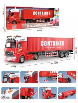 Ciężarówka transportowa czerwona Lean (23114) Lean