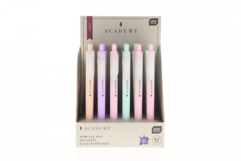 Długopis olejowy ACADEMY LIGHT Pastel wkład niebieski 0,7mm Interdruk Interdruk