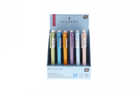 Długopis żelowy Academy z gripem wkład niebieski 0,5-1,0mm Interdruk (żelowy) Interdruk