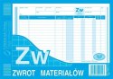 Druk samokopiujący ZW zwrot materiałów A5 80k. Michalczyk i Prokop (374-3) Michalczyk i Prokop