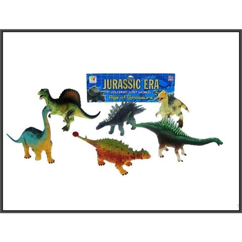 Figurka 15-17cm Dinozaur Dinozaury 6szt. Hipo (HHB02) Hipo