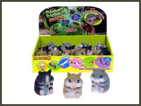 Figurka chomik z groszkiem Zwierzak 8cm (hab072)