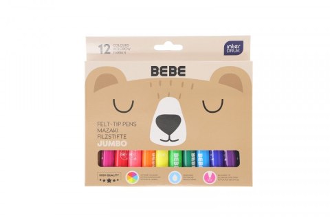 Flamaster BEBE FRIENDS 12 kol. Bebe Bebe