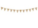 Girlanda Flagietki, kraft, 2,1 m Partydeco (FLG17) Partydeco