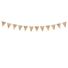 Girlanda Flagietki, kraft, 2,1 m Partydeco (FLG17) Partydeco