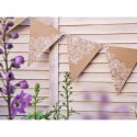 Girlanda Flagietki, kraft, 2,1 m Partydeco (FLG17) Partydeco