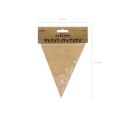 Girlanda Flagietki, kraft, 2,1 m Partydeco (FLG17) Partydeco