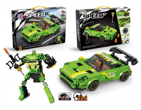 Klocki konstrukcyjne auto robot 2w1 Lean (23572) Lean