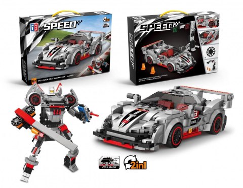 Klocki konstrukcyjne auto robot 2w1 Lean (23575) Lean