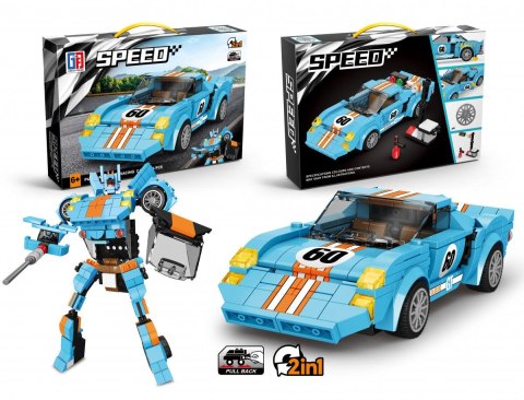 Klocki konstrukcyjne auto robot 2w1 Lean (23576) Lean