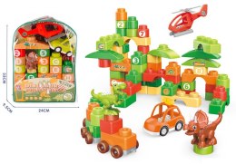 Klocki konstrukcyjne dino 49 el. Lean (23504) Lean