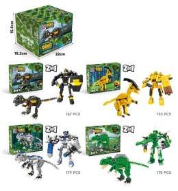 Klocki konstrukcyjne dinozaury 2w1 Lean (23566) Lean