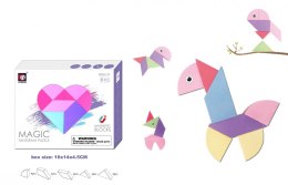 Klocki magnetyczne tangram 8 el. Lean (23551) Lean