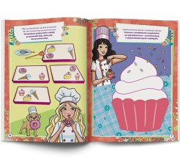 Książeczka edukacyjna Barbie™. 100 Brokatowych Naklejek Ameet (NB 1101) Ameet