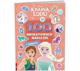 Książeczka edukacyjna Kraina Lodu. 100 Brokatowych Naklejek Ameet (NB 9109) Ameet