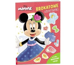Książeczka edukacyjna Minnie. Brokatowe Ubieranki Ameet (SDLB 9108) Ameet
