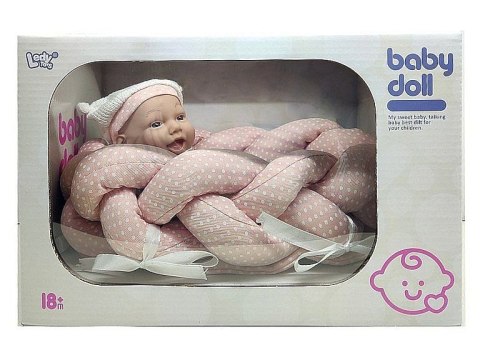 Lalka bobas z kocykiem i butelką [mm:] 250 Adar (611887) Adar