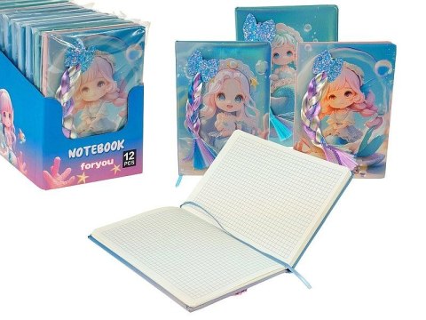 Notes (notatnik) dziewczynka z warkoczem A5 krata [mm:] 210x145 Adar (620803) Adar