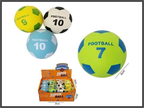 Piłeczka 6cm 4-rodzaje Hipo (H14045) Hipo