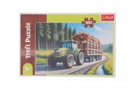 Puzzle Ciagnik leśny 100 el. Trefl (16493) Trefl