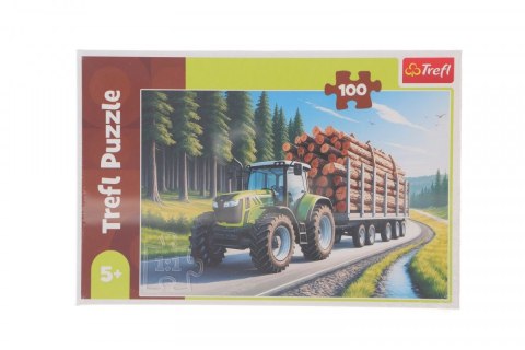 Puzzle Ciagnik leśny 100 el. Trefl (16493) Trefl