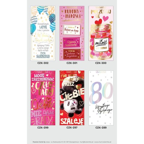 Słodycze czekoladowe Kukartka Kukartka