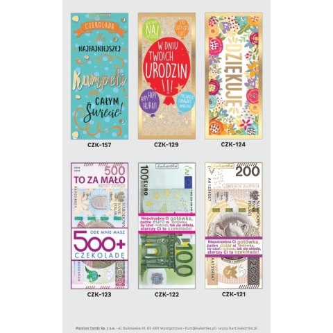 Słodycze czekoladowe Kukartka Kukartka