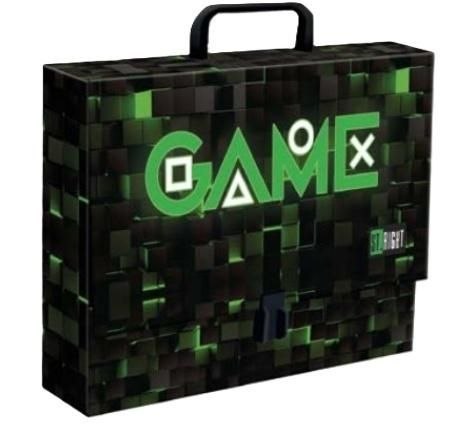 Teczka kartonowa na zatrzask Game green A4 mix Unipap Unipap