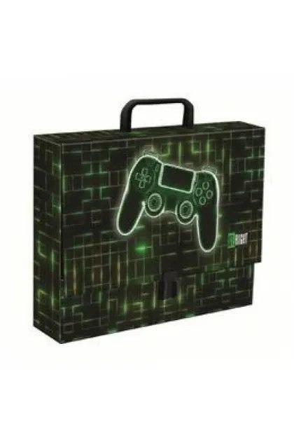 Teczka kartonowa na zatrzask NEON PAD A4 czarny [mm:] 330x90 Unipap Unipap