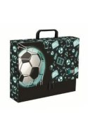 Teczka kartonowa na zatrzask Neon Football A4 czarny [mm:] 330x90 Unipap Unipap