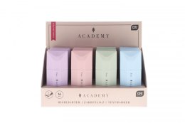 Zakreślacz ACADEMY 4 sztuki wkład mix 1,0-3,0mm Interdruk Interdruk