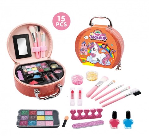 Zestaw piękności kosmetyczka kuferek jednorożec z kosmetykami Lean (23379) Lean