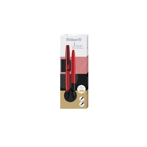 Zestaw piśmienniczy Jazz Noble Elegance Red pióro+długopis Pelikan (400198410) Pelikan