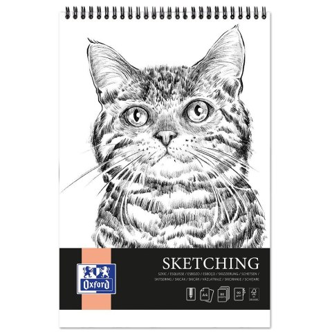 Blok artystyczny szkicowy A4 90g 80k Oxford (400200047) Oxford