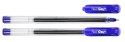 Długopis FLEXI GEL żelowy niebieski wkład czerwony 0,6mm Penmate (TT8500) Penmate