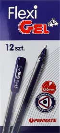 Długopis FLEXI GEL żelowy niebieski wkład czerwony 0,6mm Penmate (TT8500) Penmate