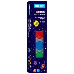 Farby plakatowe Pixi Planet kolor: mix 6 kolor. Happy Color (HA 3310 0025-PP6) Happy Color
