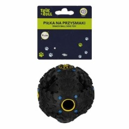 Gadżet Piłka dla psa z dźwiękiem 9cm na przysmaki czarna Trik Roll (560874) Trik Roll