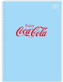 Kołozeszyt (kołonotatnik) COCA COLA SOFT TOUCH A6 80k. 70g krata Interdruk Interdruk