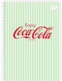 Kołozeszyt (kołonotatnik) COCA COLA SOFT TOUCH A6 80k. 70g krata Interdruk Interdruk