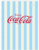 Kołozeszyt (kołonotatnik) COCA COLA SOFT TOUCH A6 80k. 70g krata Interdruk Interdruk
