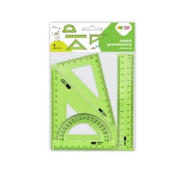 Komplet geometryczny 4 el. Happy Color (HA 2501 04S1-KK) Happy Color
